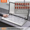 VEVOR Drop in Ice Chest, 24"L x 20"W x 15"H Stainless Steel Ice Cooler, Commercial Ice Bin with Hinged Cover, 40 qt Outdoor Kitchen Ice Bar
